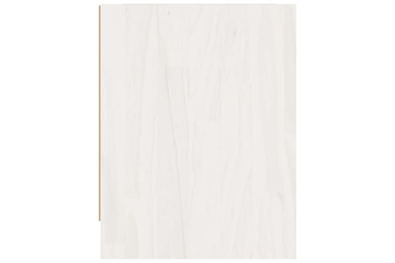 Nattbord hvit 40x30,5x40 cm heltre furu - Hvit - Møbler - Bord - Avlastningsbord - Sengebord & nattbord