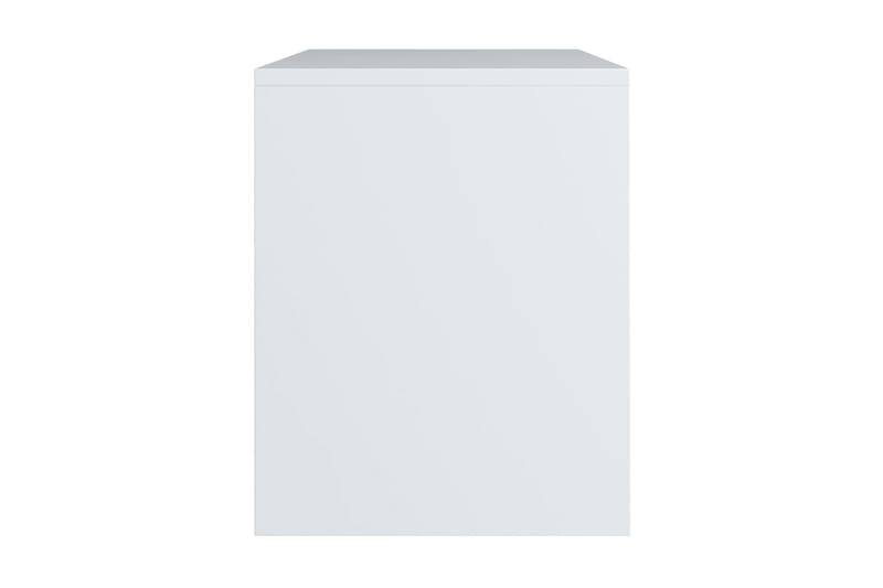 Nattbord hvit 40x30x40 cm sponplate - Hvit - Møbler - Bord - Avlastningsbord - Sengebord & nattbord