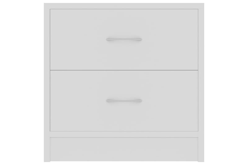 Nattbord hvit 40x30x40 cm sponplate - Hvit - Møbler - Bord - Avlastningsbord - Sengebord & nattbord