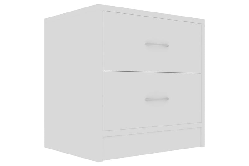 Nattbord hvit 40x30x40 cm sponplate - Hvit - Møbler - Bord - Avlastningsbord - Sengebord & nattbord