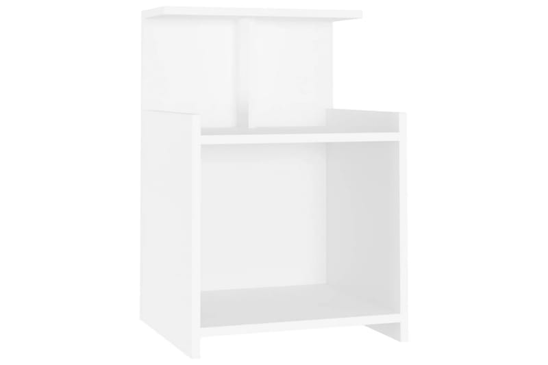 Nattbord hvit 40x35x60 cm sponplate - Hvit - Møbler - Bord - Avlastningsbord - Sengebord & nattbord