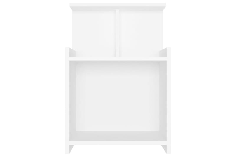Nattbord hvit 40x35x60 cm sponplate - Hvit - Møbler - Bord - Avlastningsbord - Sengebord & nattbord