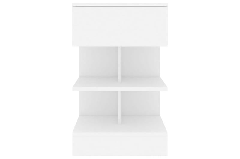 Nattbord hvit 40x35x65 cm sponplate - Hvit - Sengebord & nattbord