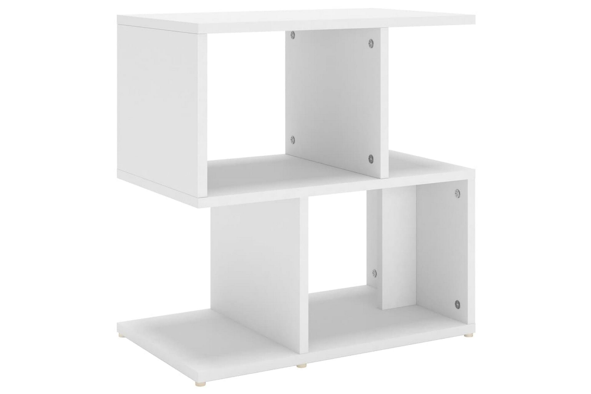 Nattbord hvit 50x30x51,5 cm sponplate - Hvit - Møbler - Bord - Avlastningsbord - Sengebord & nattbord