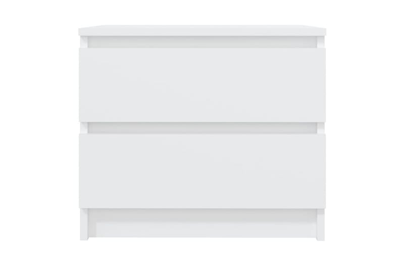 Nattbord hvit 50x39x43,5 cm sponplate - Hvit - Sengebord & nattbord