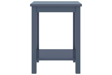 Nattbord lysegrå 35x30x47 cm heltre furu - Grå - Møbler - Bord - Avlastningsbord - Sengebord & nattbord