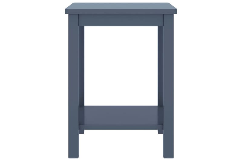 Nattbord lysegrå 35x30x47 cm heltre furu - Grå - Møbler - Bord - Avlastningsbord - Sengebord & nattbord