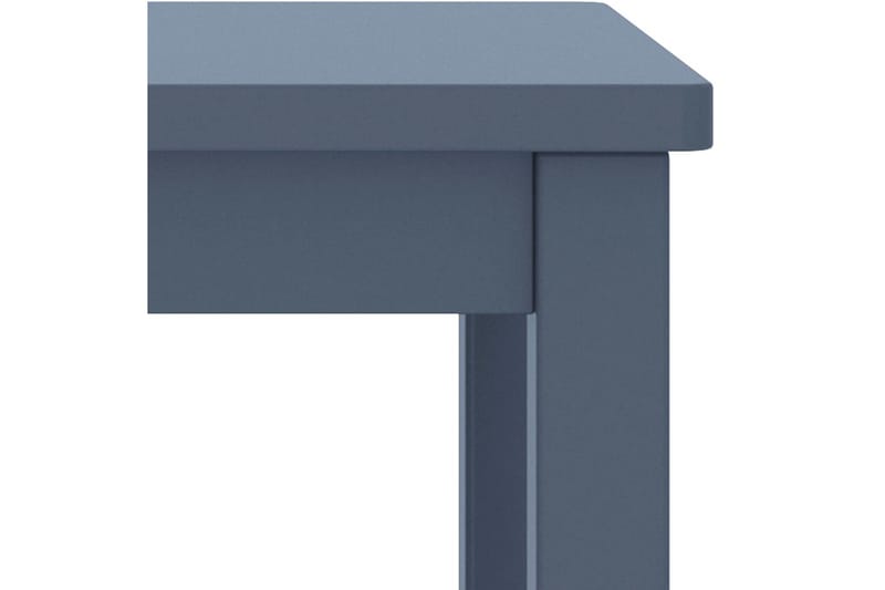 Nattbord lysegrå 35x30x47 cm heltre furu - Grå - Sengebord & nattbord