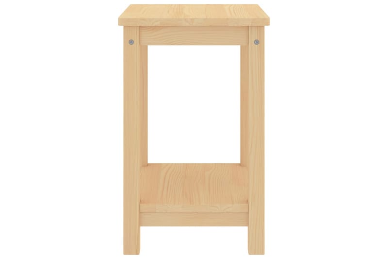 Nattbord lyst tre 35x30x47 cm heltre furu - Brun - Møbler - Bord - Avlastningsbord - Sengebord & nattbord
