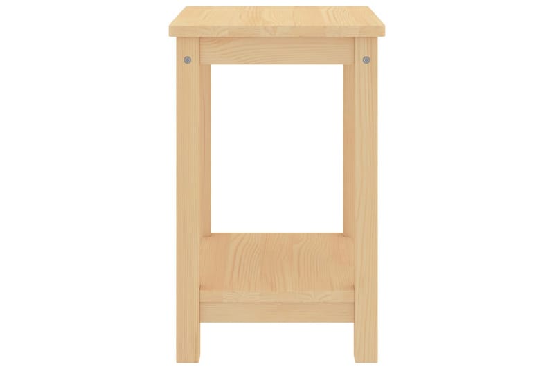 Nattbord lyst tre 35x30x47 cm heltre furu - Brun - Sengebord & nattbord