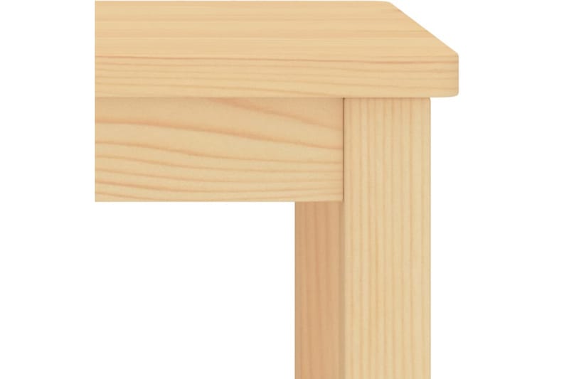 Nattbord lyst tre 35x30x47 cm heltre furu - Brun - Møbler - Bord - Avlastningsbord - Sengebord & nattbord