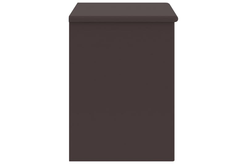 Nattbord mørkebrun 35x30x40 cm heltre furu - Brun - Møbler - Bord - Avlastningsbord - Sengebord & nattbord