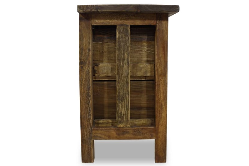 Nattbord massivt gjenvunnet tre 40x30x51 cm - Resirkulert Tre - Møbler - Bord - Avlastningsbord - Sengebord & nattbord