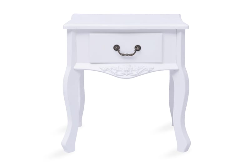 Nattbord MDF Hvit - Hvit - Møbler - Bord - Avlastningsbord - Sengebord & nattbord