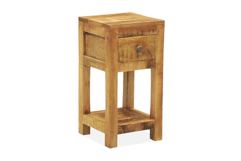 Nattbord med 1 skuff heltre mango - Mangotre - Møbler - Bord - Avlastningsbord - Sengebord & nattbord