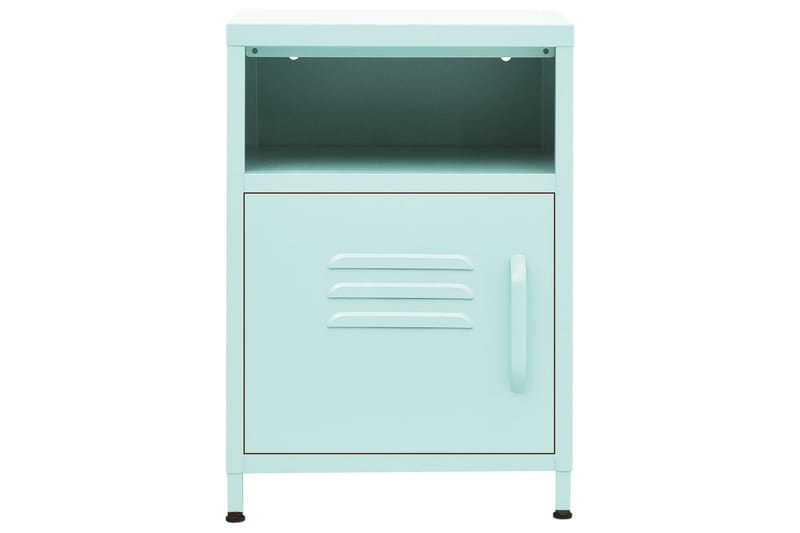Nattbord myntegrønn 35x35x51 cm stål - gr�ønn - Møbler - Bord - Avlastningsbord - Sengebord & nattbord