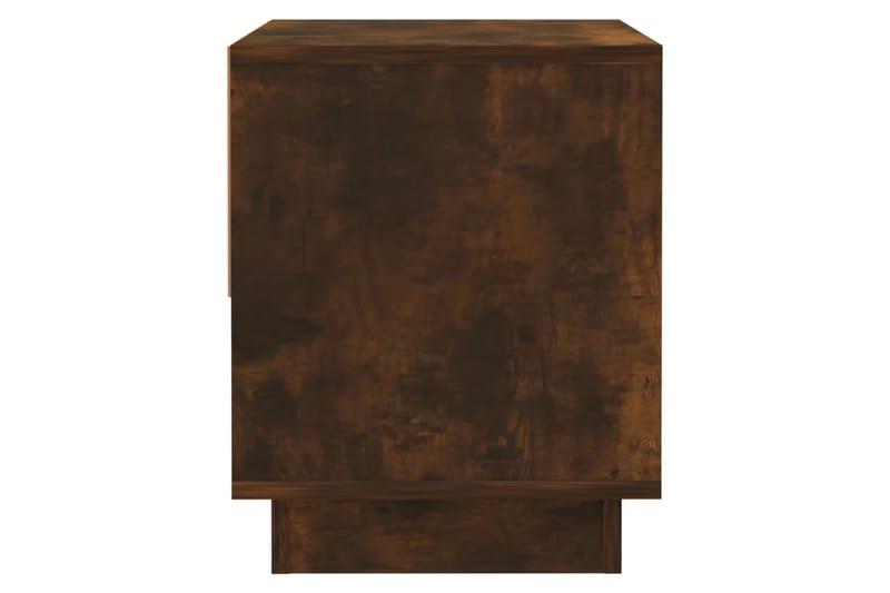 Nattbord røkt eik 45x34x44 cm sponplate - Brun - Møbler - Bord - Avlastningsbord - Sengebord & nattbord