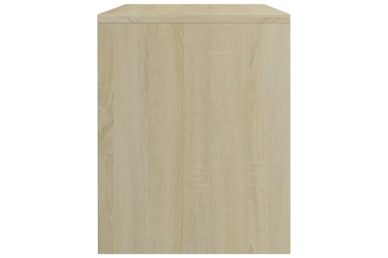 Nattbord sonoma eik 40x30x40 cm sponplate - Brun - Møbler - Bord - Avlastningsbord - Sengebord & nattbord