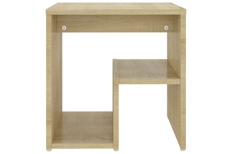 Nattbord sonoma eik 40x30x40 cm sponplate - Brun - Møbler - Bord - Avlastningsbord - Sengebord & nattbord