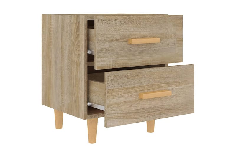 Nattbord sonoma eik 40x35x47,5 cm - Brun - Møbler - Bord - Avlastningsbord - Sengebord & nattbord