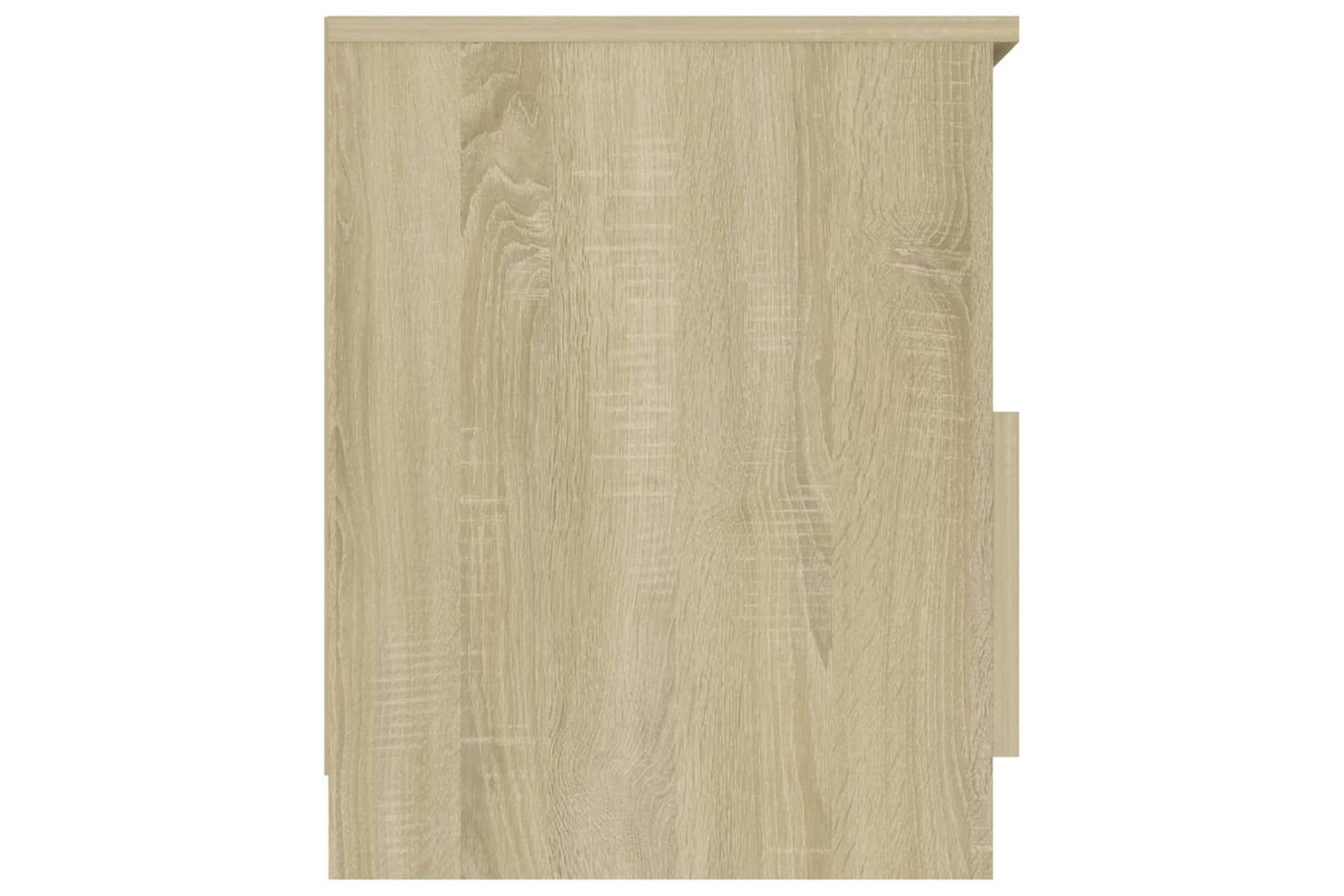 Nattbord sonoma eik 40x40x50 cm sponplate - Brun - Møbler - Bord - Avlastningsbord - Sengebord & nattbord