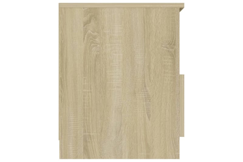 Nattbord sonoma eik 40x40x50 cm sponplate - Brun - Møbler - Bord - Avlastningsbord - Sengebord & nattbord
