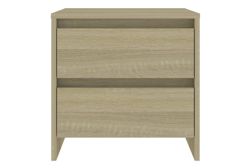 Nattbord sonoma eik 45x34,5x44,5 cm sponplate - Brun - Møbler - Bord - Avlastningsbord - Sengebord & nattbord