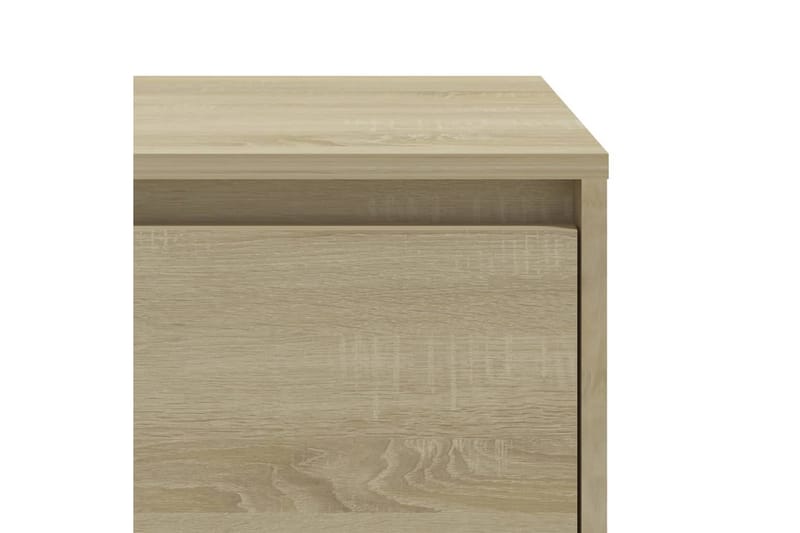 Nattbord sonoma eik 45x34x44,5 cm sponplate - Beige - Møbler - Bord - Avlastningsbord - Sengebord & nattbord