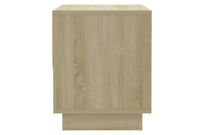 Nattbord sonoma eik 45x34x44 cm sponplate - Beige - Møbler - Bord - Avlastningsbord - Sengebord & nattbord