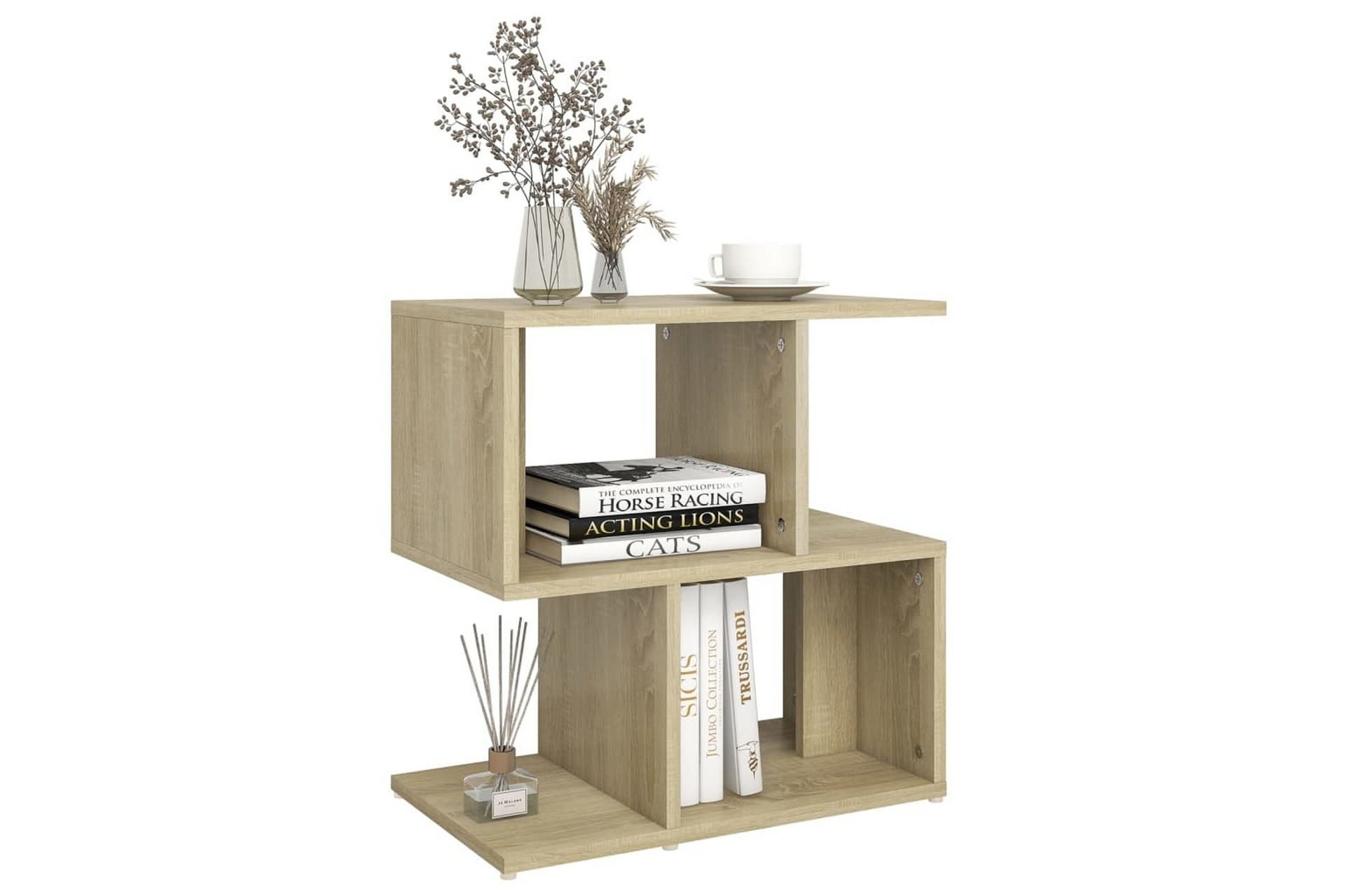 Nattbord sonoma eik 50x30x51,5 cm sponplate - Brun - Møbler - Bord - Avlastningsbord - Sengebord & nattbord