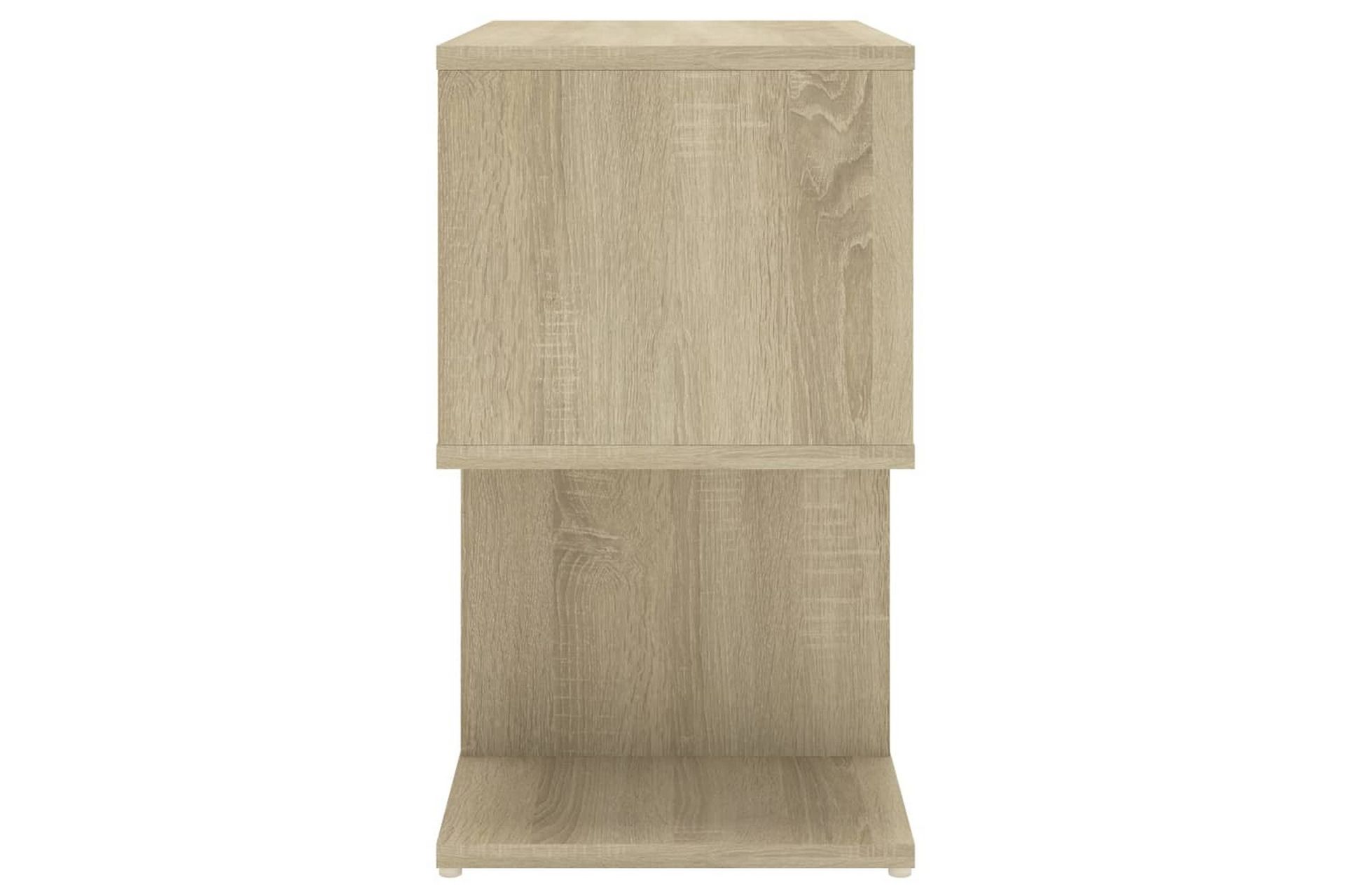 Nattbord sonoma eik 50x30x51,5 cm sponplate - Brun - Møbler - Bord - Avlastningsbord - Sengebord & nattbord