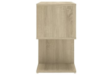 Nattbord sonoma eik 50x30x51,5 cm sponplate - Brun - Møbler - Bord - Avlastningsbord - Sengebord & nattbord