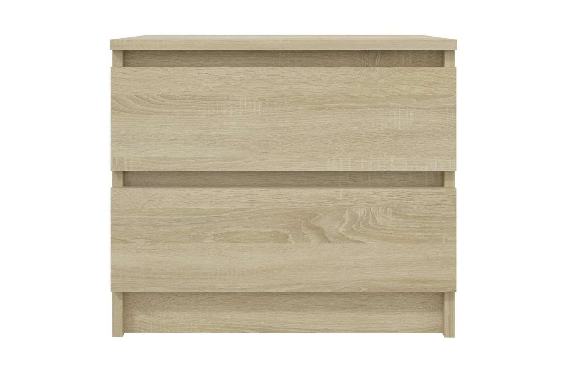 Nattbord sonoma eik 50x39x43,5 cm sponplate - Brun - Møbler - Bord - Avlastningsbord - Sengebord & nattbord