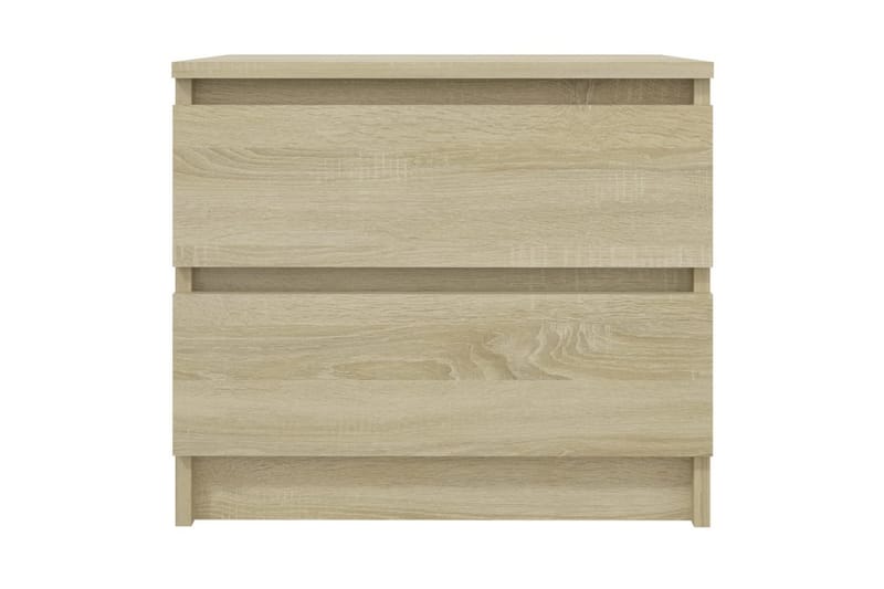 Nattbord sonoma eik 50x39x43,5 cm sponplate - Brun - Møbler - Bord - Avlastningsbord - Sengebord & nattbord