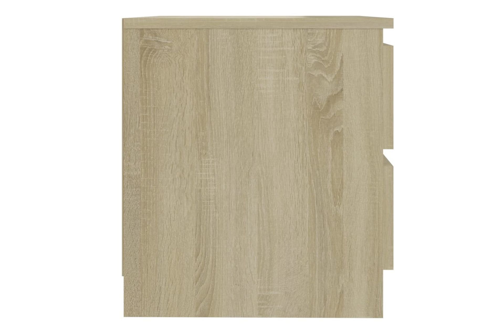 Nattbord sonoma eik 50x39x43,5 cm sponplate - Brun - Møbler - Bord - Avlastningsbord - Sengebord & nattbord