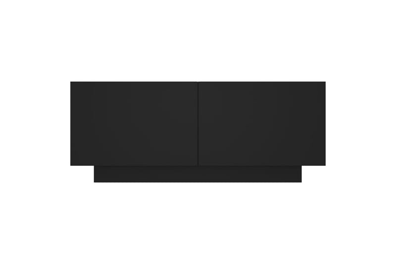 Nattbord svart 100x35x40 cm sponplate - Svart - Møbler - Bord - Avlastningsbord - Sengebord & nattbord