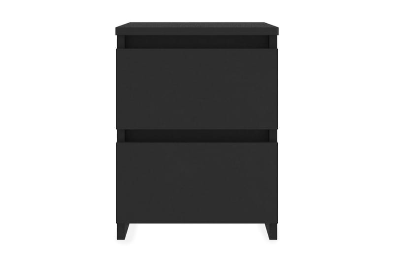Nattbord svart 30x30x40 cm sponplate - Svart - Sengebord & nattbord