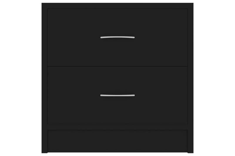 Nattbord svart 40x30x40 cm sponplate - Svart - Møbler - Bord - Avlastningsbord - Sengebord & nattbord