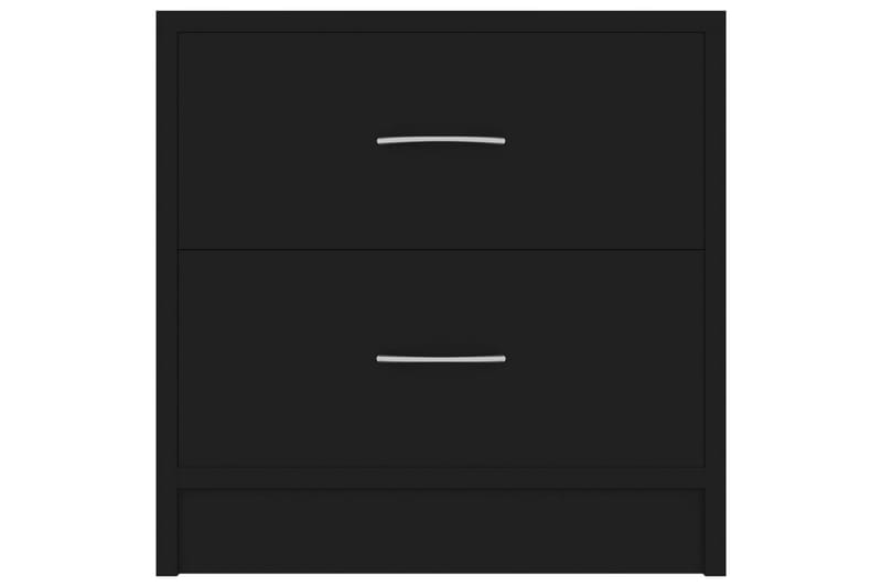 Nattbord svart 40x30x40 cm sponplate - Svart - Sengebord & nattbord