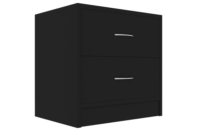 Nattbord svart 40x30x40 cm sponplate - Svart - Møbler - Bord - Avlastningsbord - Sengebord & nattbord