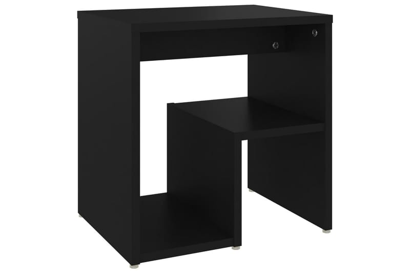 Nattbord svart 40x30x40 cm sponplate - Svart - Møbler - Bord - Avlastningsbord - Sengebord & nattbord