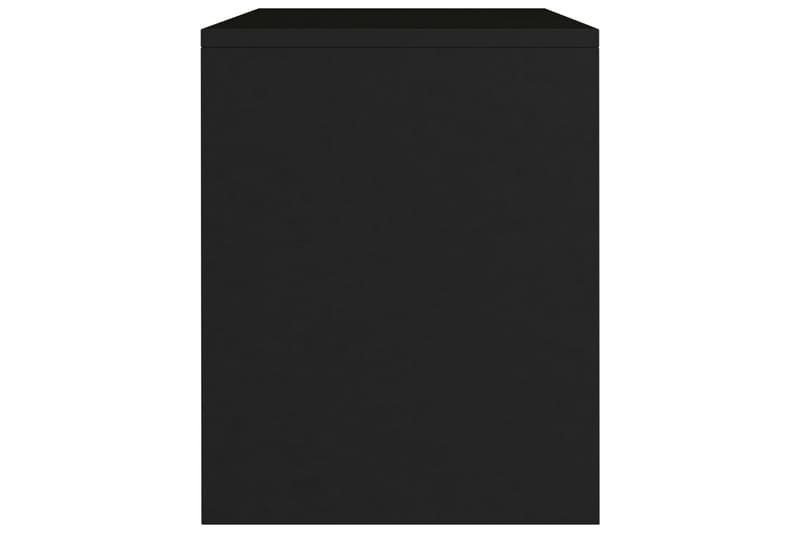 Nattbord svart 40x30x40 cm sponplate - Svart - Møbler - Bord - Avlastningsbord - Sengebord & nattbord