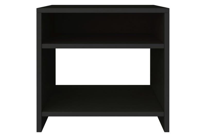 Nattbord svart 40x30x40 cm sponplate - Svart - Møbler - Bord - Avlastningsbord - Sengebord & nattbord