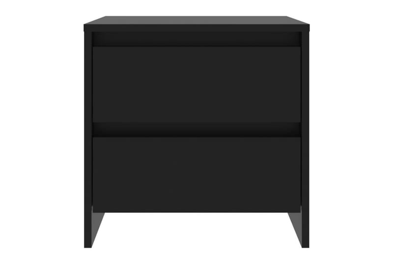 Nattbord svart 45x34,5x44,5 cm sponplate - Svart - Møbler - Bord - Avlastningsbord - Sengebord & nattbord