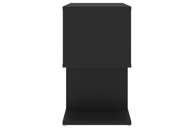Nattbord svart 50x30x51,5 cm sponplate - Svart - Sengebord & nattbord
