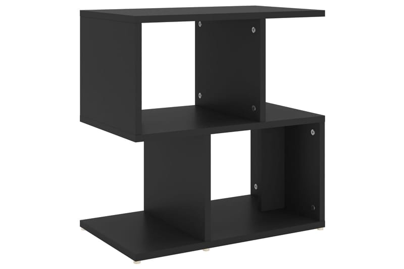 Nattbord svart 50x30x51,5 cm sponplate - Svart - Møbler - Bord - Avlastningsbord - Sengebord & nattbord
