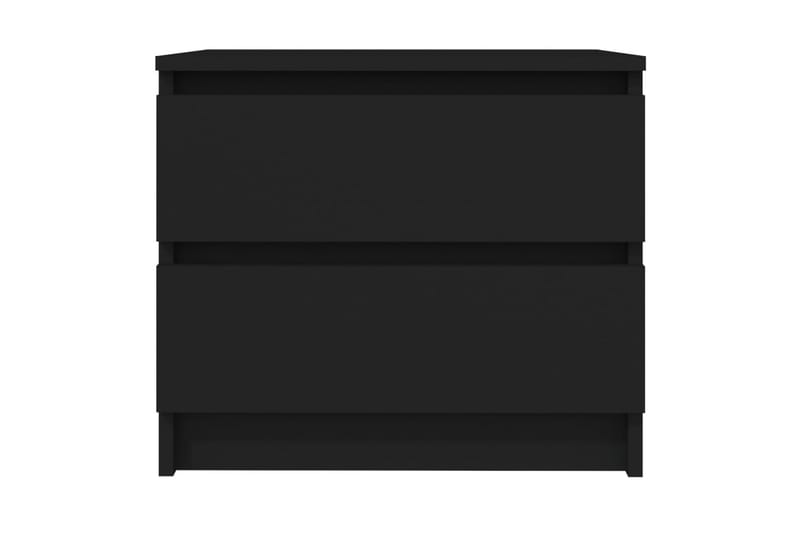 Nattbord svart 50x39x43,5 cm sponplate - Svart - Møbler - Bord - Avlastningsbord - Sengebord & nattbord