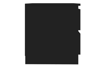 Nattbord svart 50x39x43,5 cm sponplate - Svart - Møbler - Bord - Avlastningsbord - Sengebord & nattbord