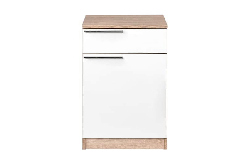 Nightstand Eik-Sonoma|Hvit, undefined