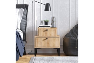 Nightstand Eik - Møbler - Bord - Avlastningsbord - Sengebord & nattbord